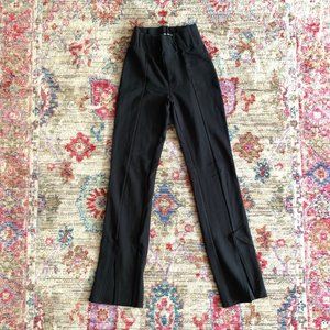 Abercrombie Ponte Split-Hem Flare Pants